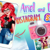 Ariel and Elsa Instagram Stars